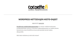 Desktop Screenshot of cocoette.fi