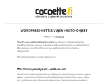 Tablet Screenshot of cocoette.fi